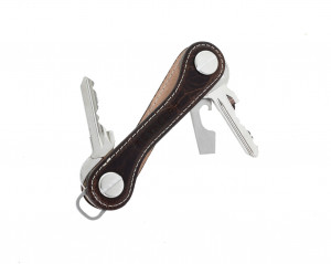 Key Organizer Phantom Black aus Leder