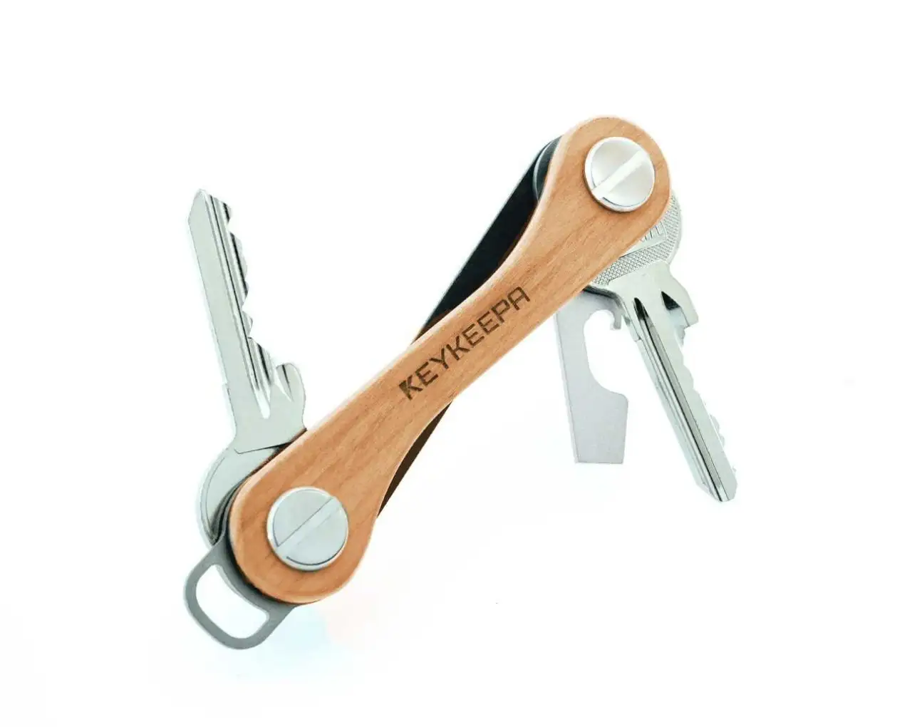 Key Organizer Black Cherry aus Edelholz