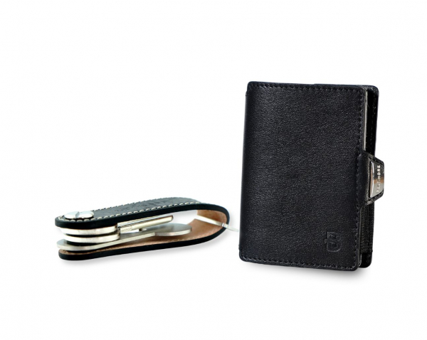 Minimalist Black Bundle (Loop + Wallet)