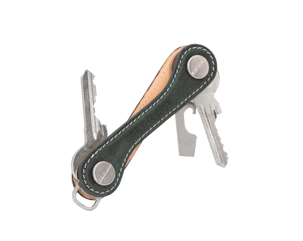 Schlüsselorganizer Pine Green aus Leder  KEYKEEPA der Schlüsselorganizer  Made in Germany