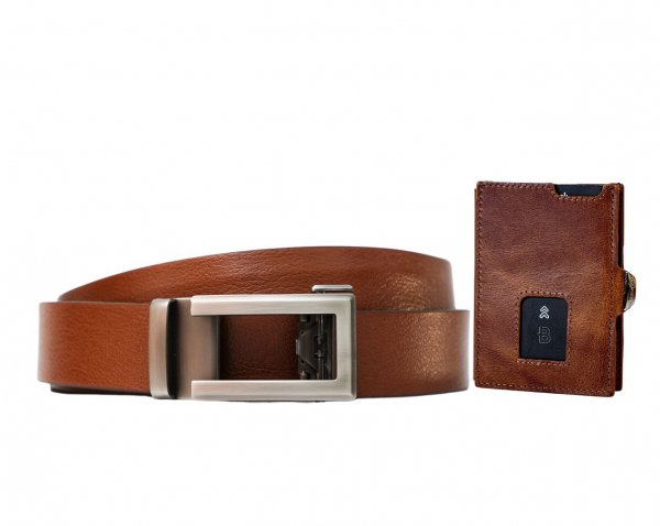 Rio Brown Bundle (Gürtel + Wallet)