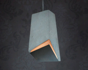 PRISMA - Pendelleuchte aus Beton ( Farbe Anthrazit ), Designer Lampe, Hängeleuchte, Betonlampe